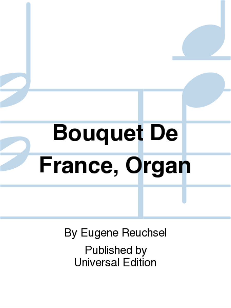 Bouquet De France, Organ Organ scores gallery preview page 1