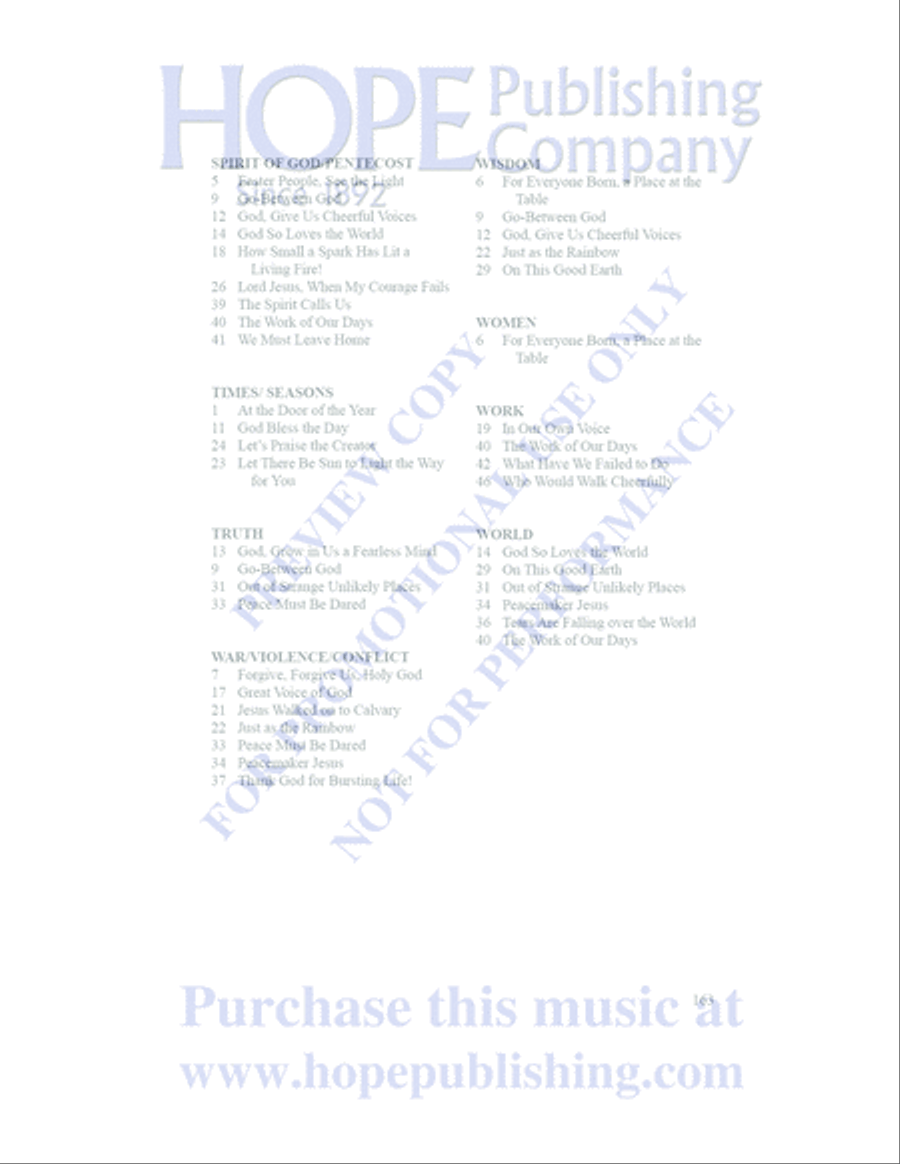 A Place at the Table Choir scores gallery preview page 160