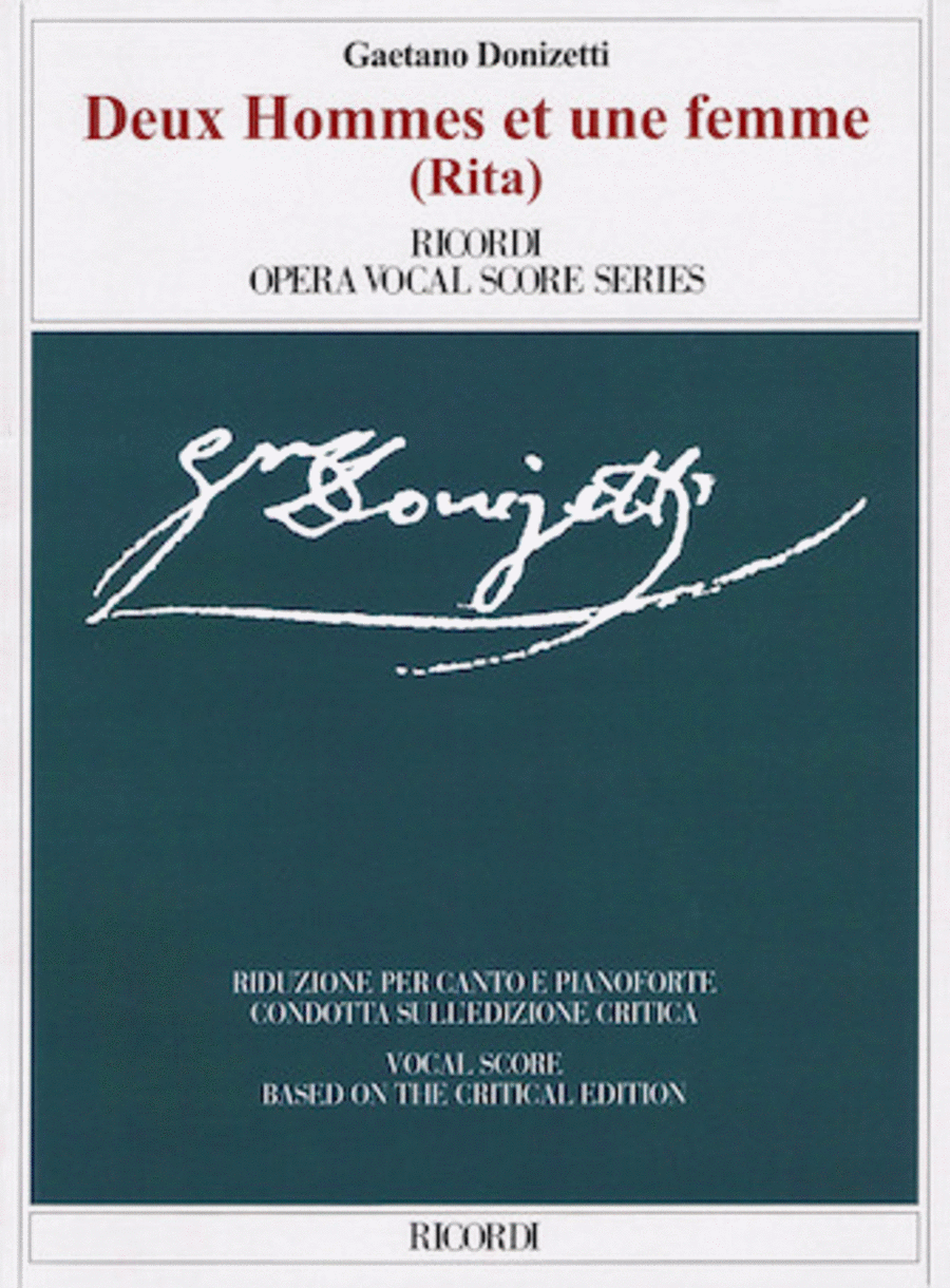 Deux hommes et une femme (Rita) Voice scores gallery preview page 1