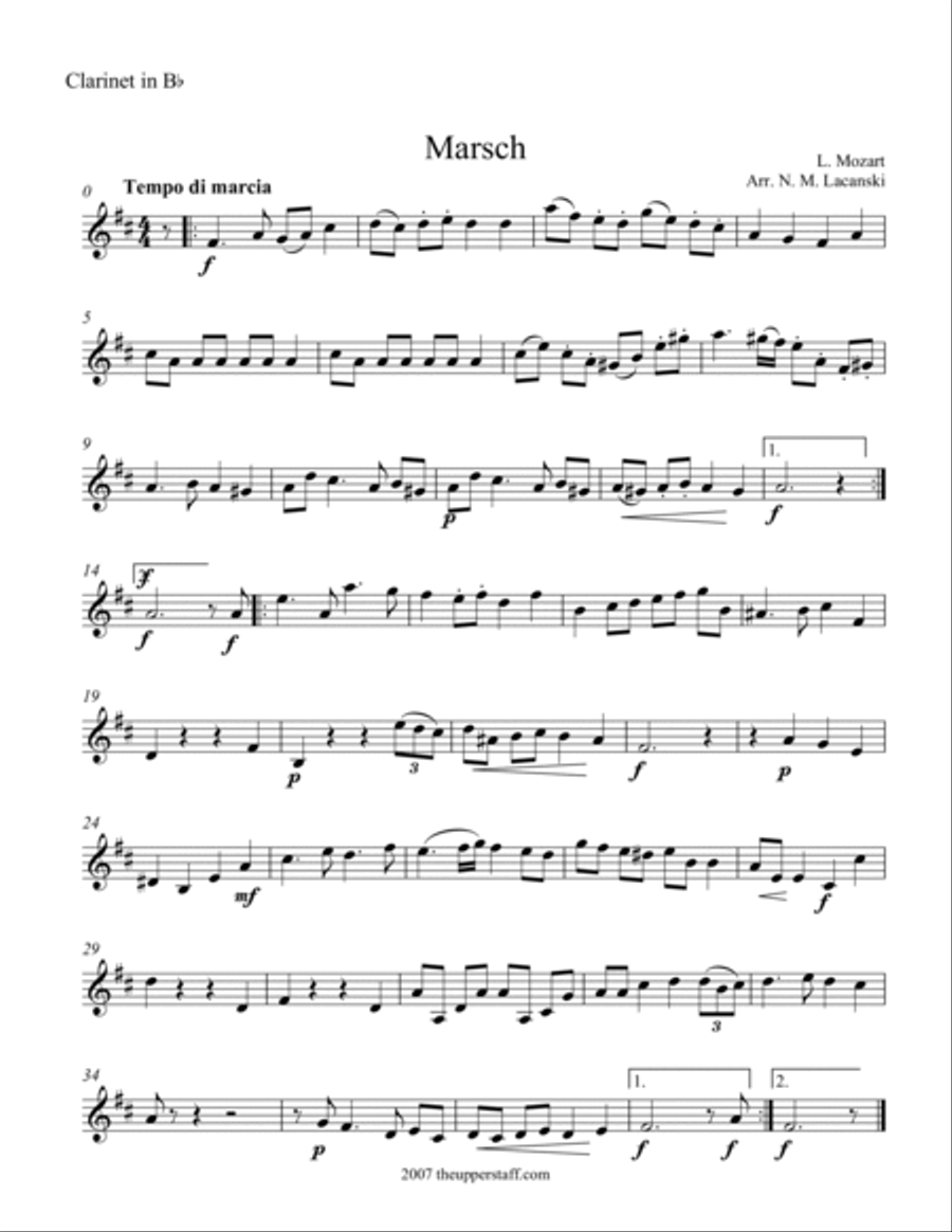 Marsch Marsch Woodwind Trio scores gallery preview page 2