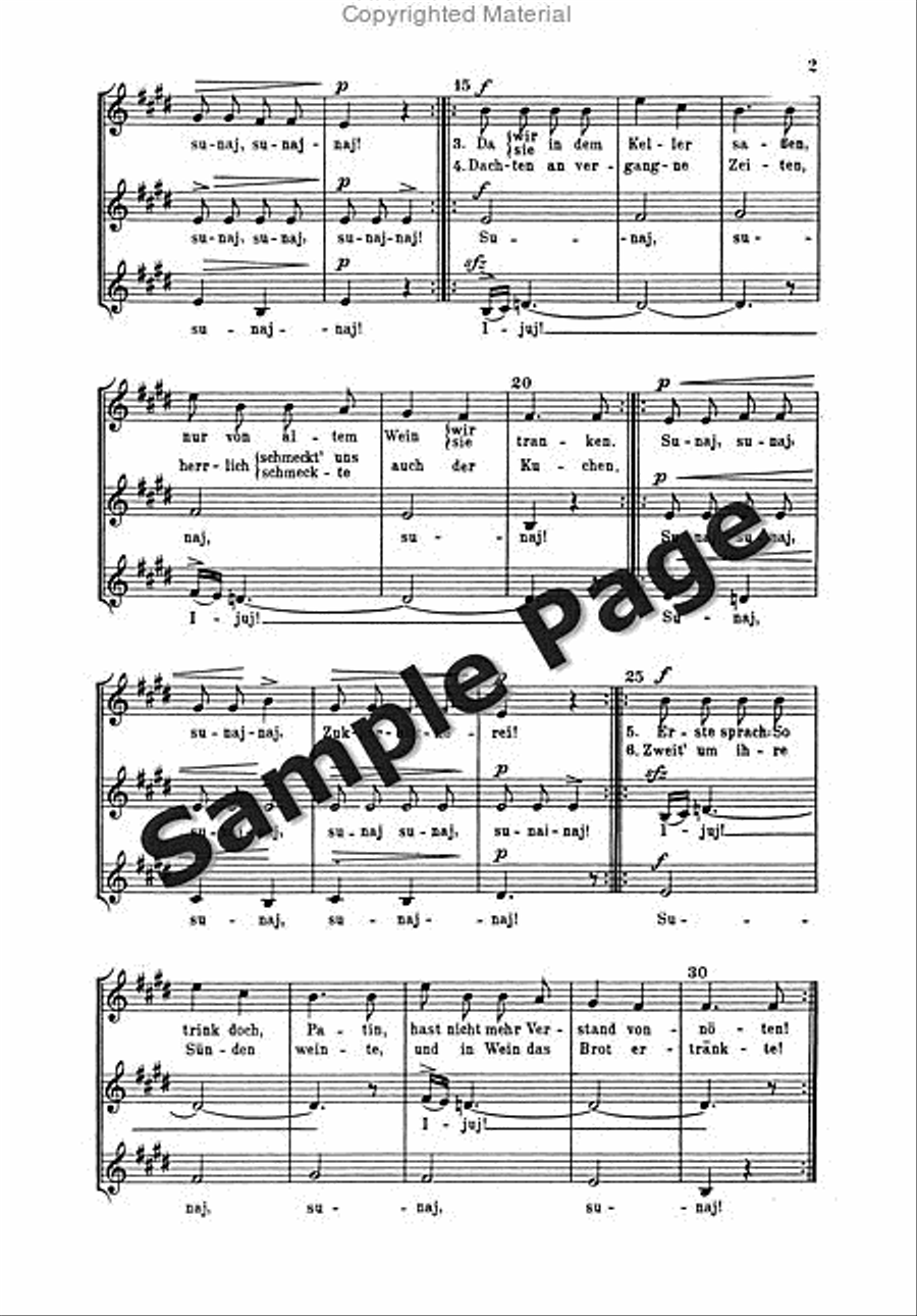 Spottlied Mens/womens Chorus Women's Choir scores gallery preview page 3