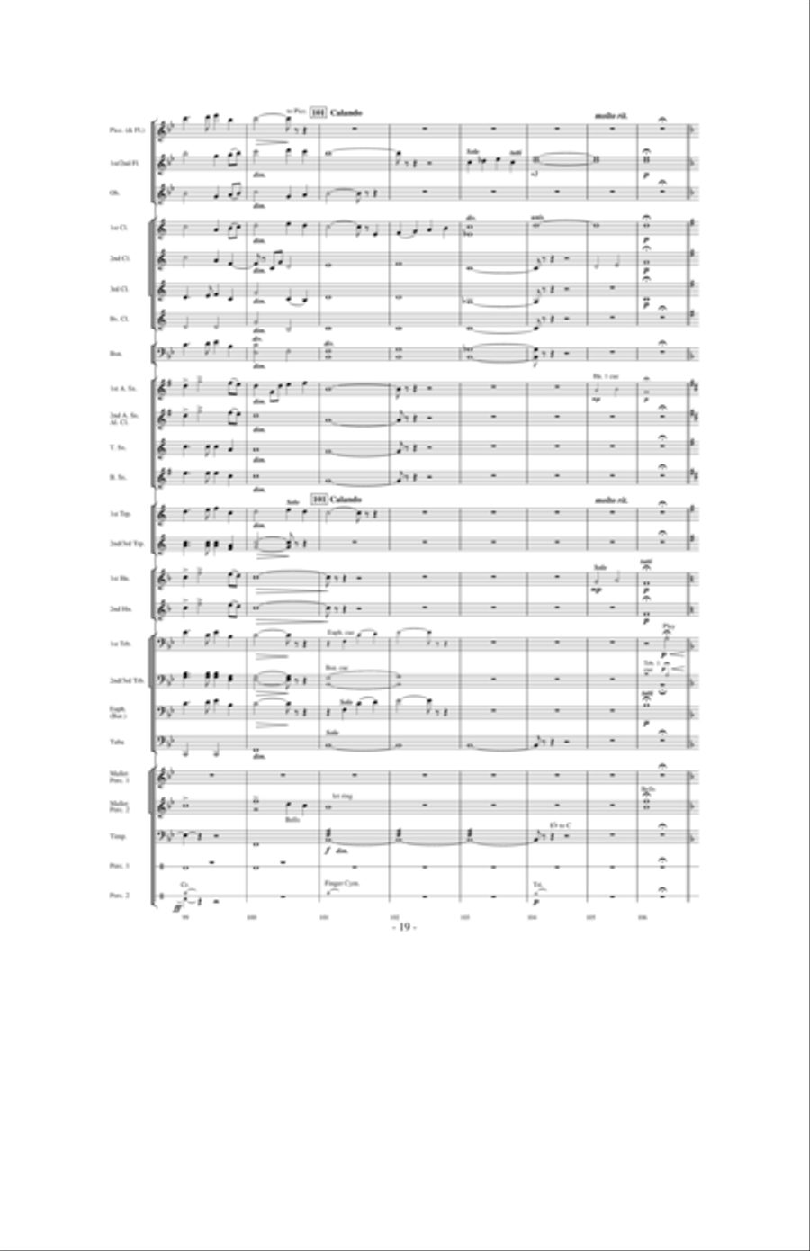 High Country Celebration Concert Band scores gallery preview page 18