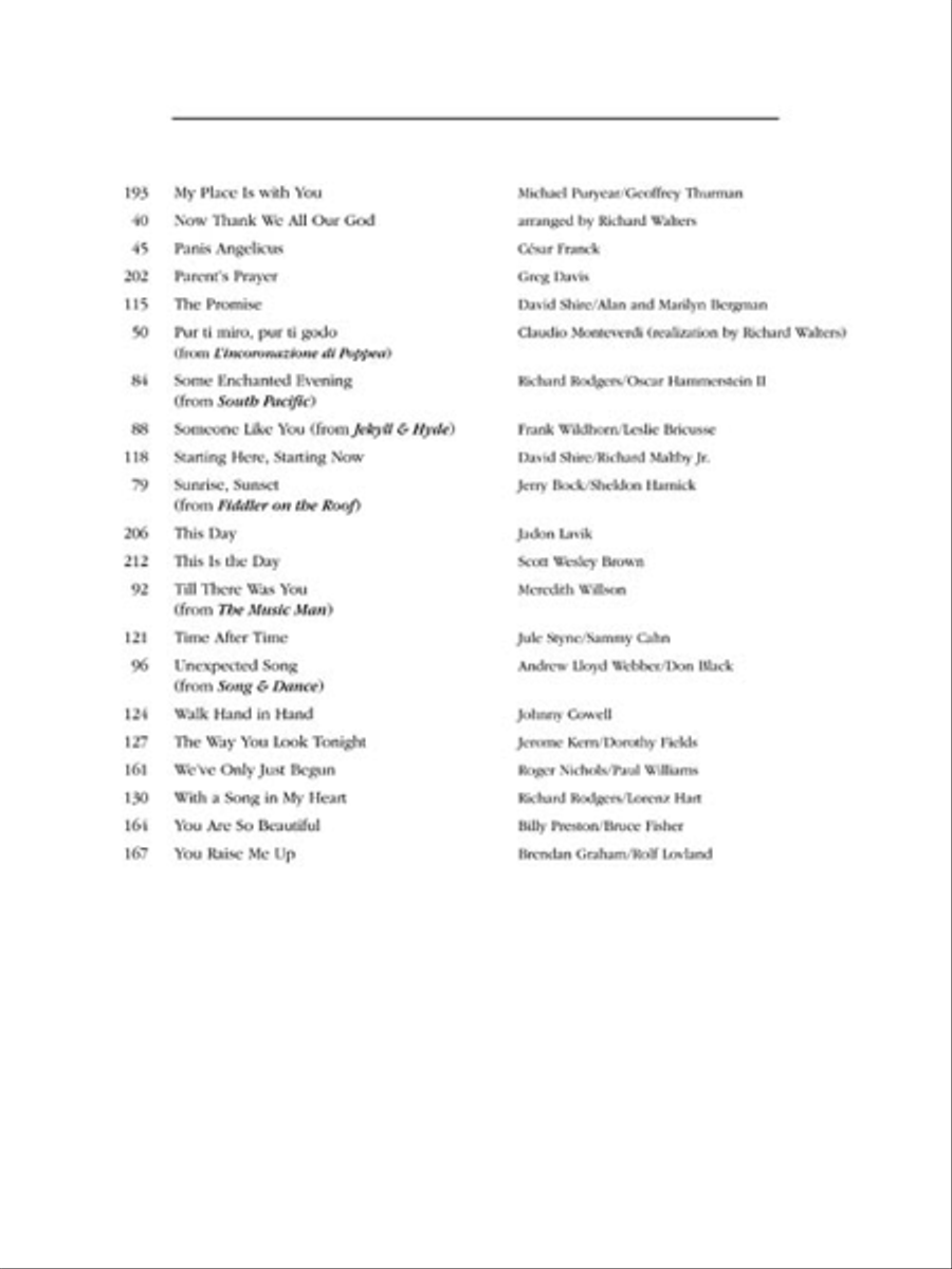 The Wedding Collection Voice scores gallery preview page 6