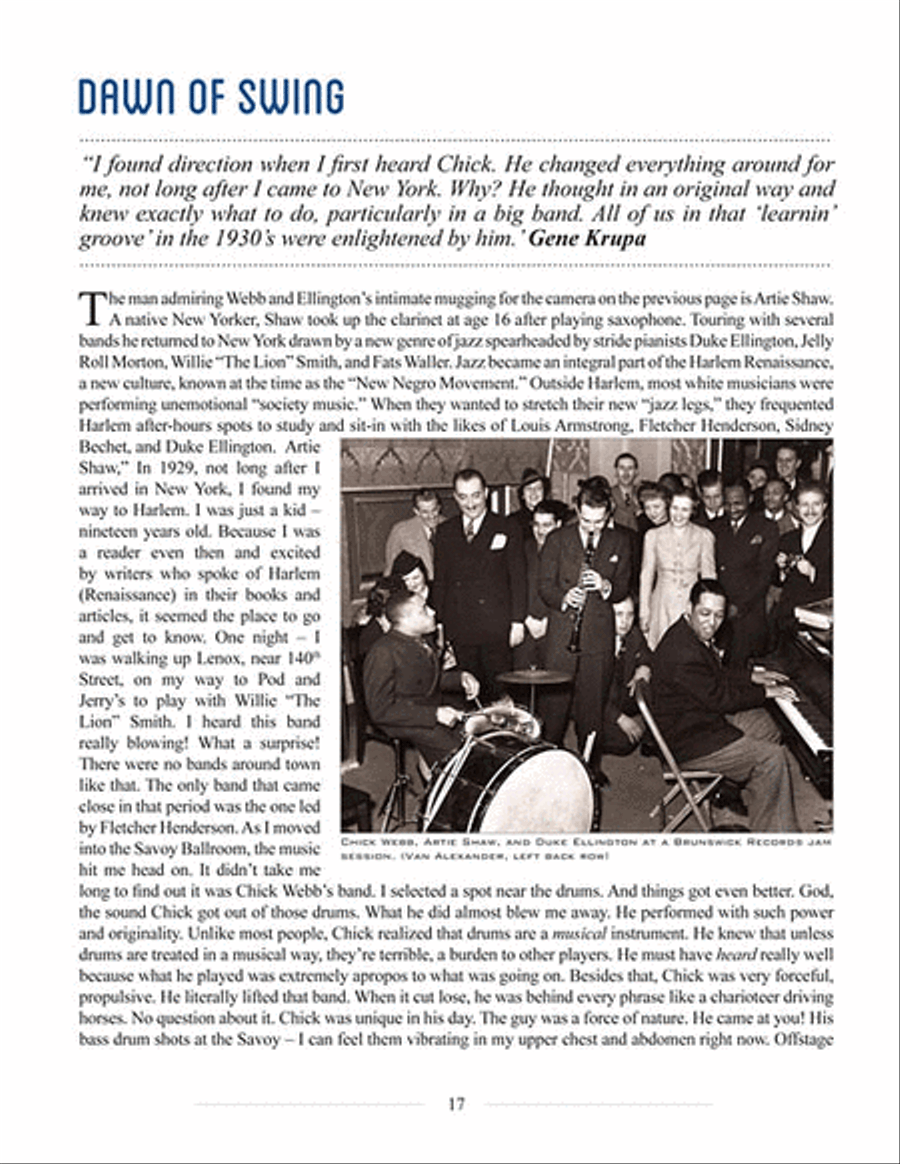 Chick Webb – Spinnin' the Webb: The Little Giant Percussion scores gallery preview page 5