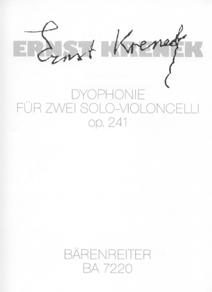 Book cover for Dyophonie, Op. 241