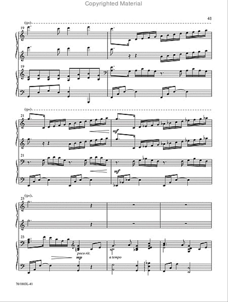 Great Things He Has Done! Piano Duet scores gallery preview page 10