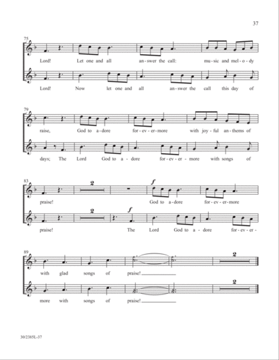 Simply Natalie Sleeth Unison Choir scores gallery preview page 38