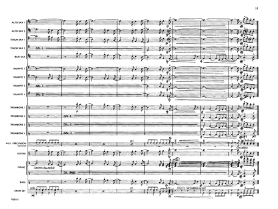 Gringo Jazz Ensemble scores gallery preview page 11