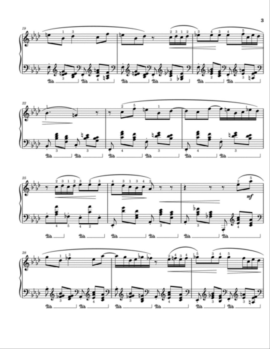 Chopin - Ballade No. 4 in F Minor - Op.52- Original With Fingered - For Piano Solo image number null