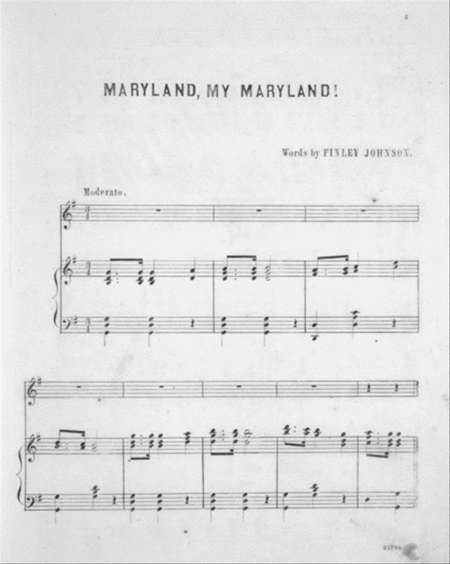 Maryland! My Maryland Voice scores gallery preview page 2
