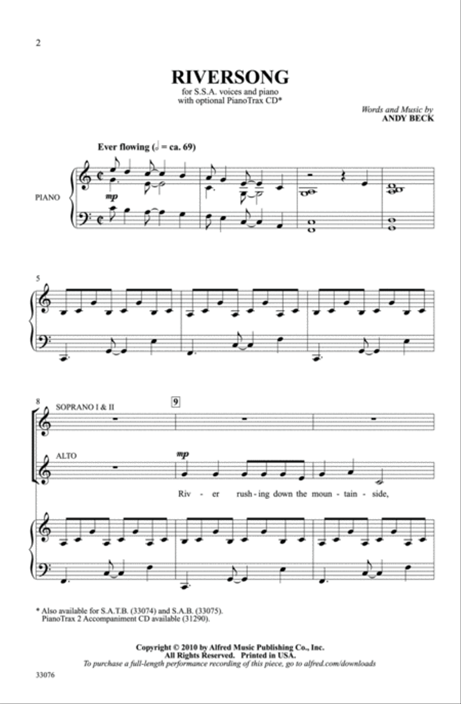 Riversong Riversong Women's Choir scores gallery preview page 2