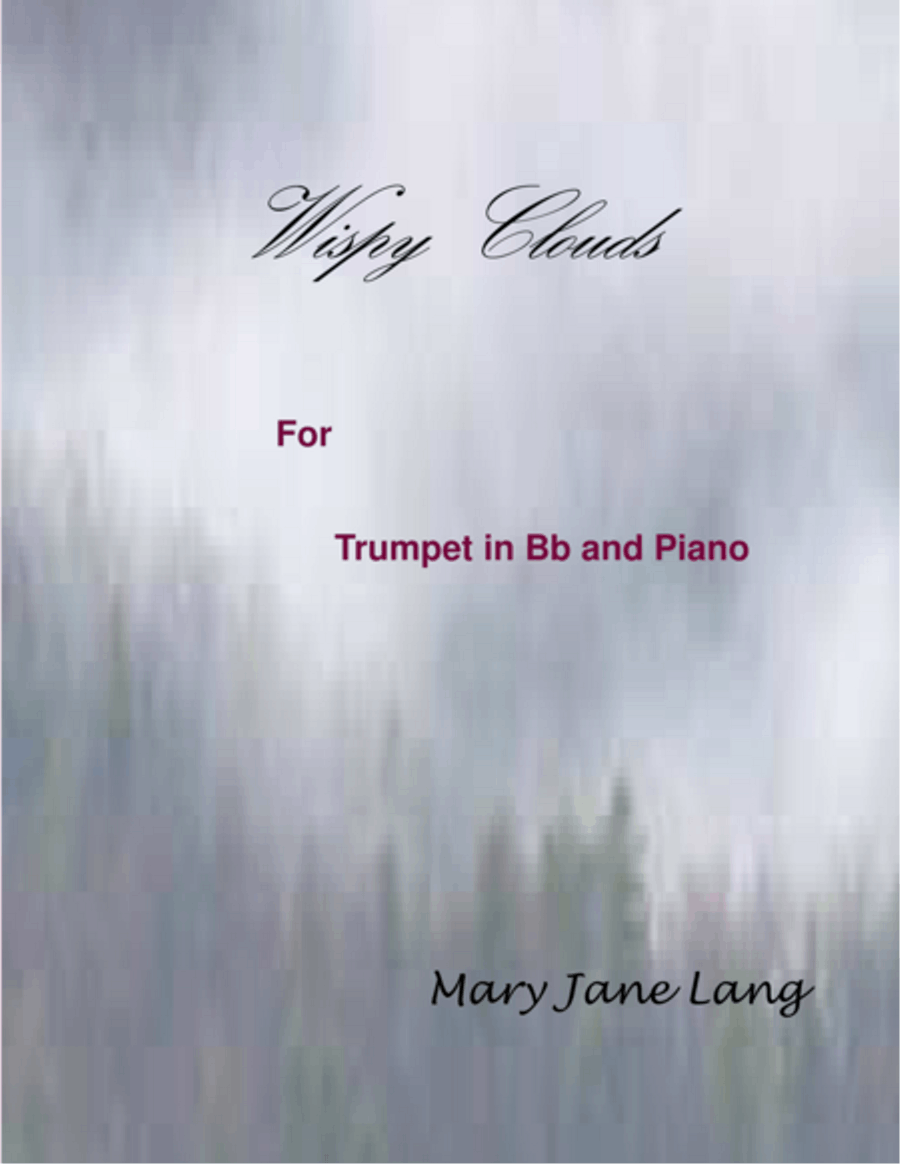 Wispy Clouds for Trumpet and Piano Trumpet Solo scores gallery preview page 1