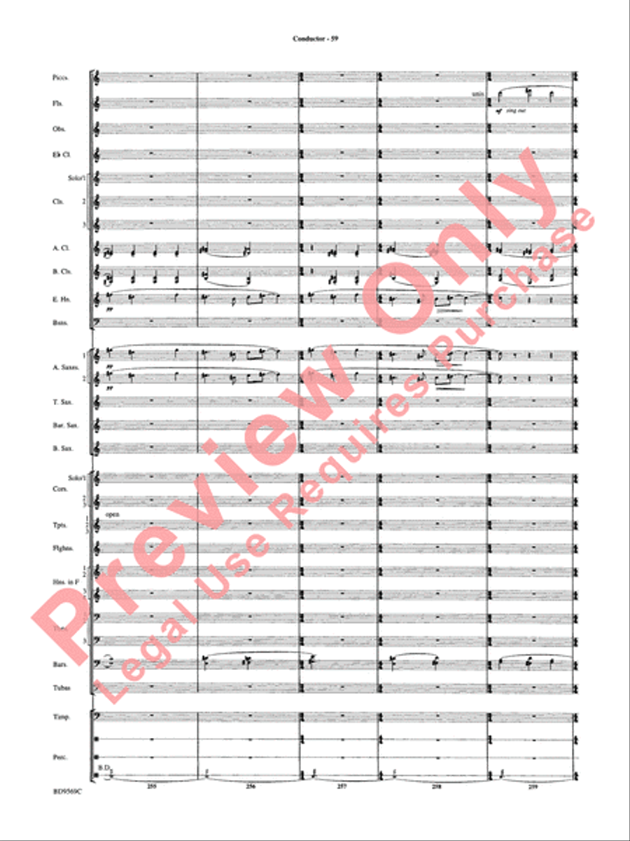 Jericho Concert Band scores gallery preview page 64