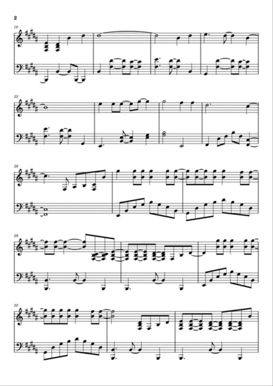Faithfully Piano Solo scores gallery preview page 2
