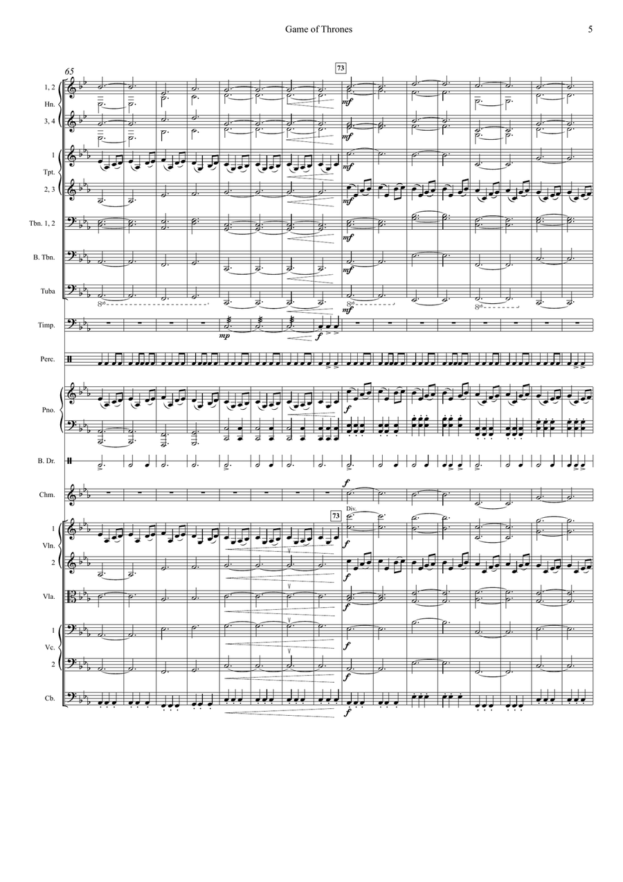 Game Of Thrones Game Of Thrones String Orchestra scores gallery preview page 5