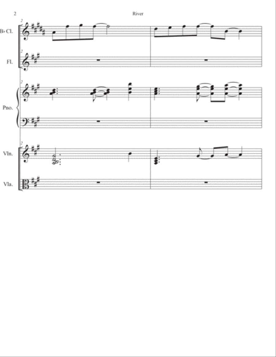 River Small Ensemble scores gallery preview page 3