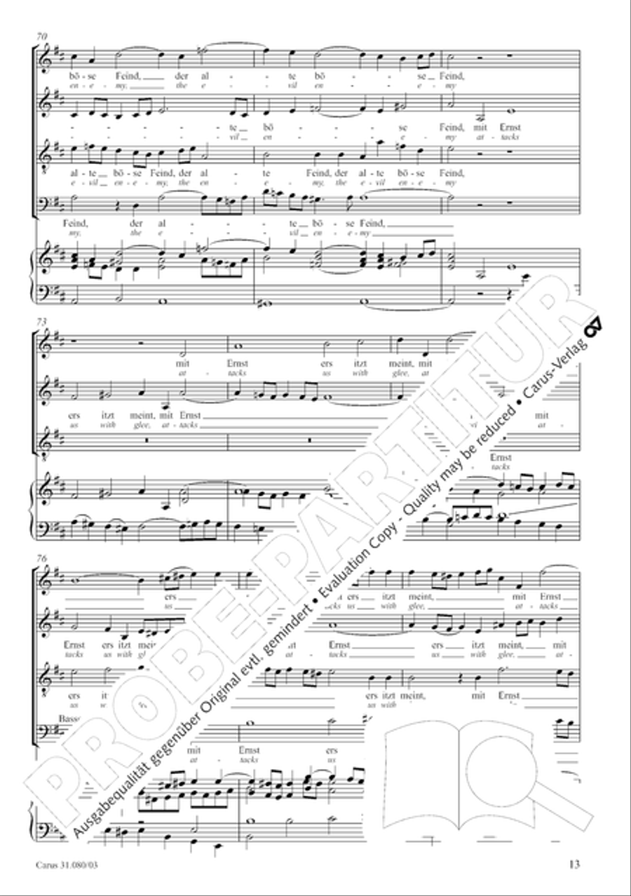 A mighty fortress is our God (Ein feste Burg ist unser Gott) A mighty fortress is our God (Ein feste Burg ist unser Gott) 4-Part scores gallery preview page 13