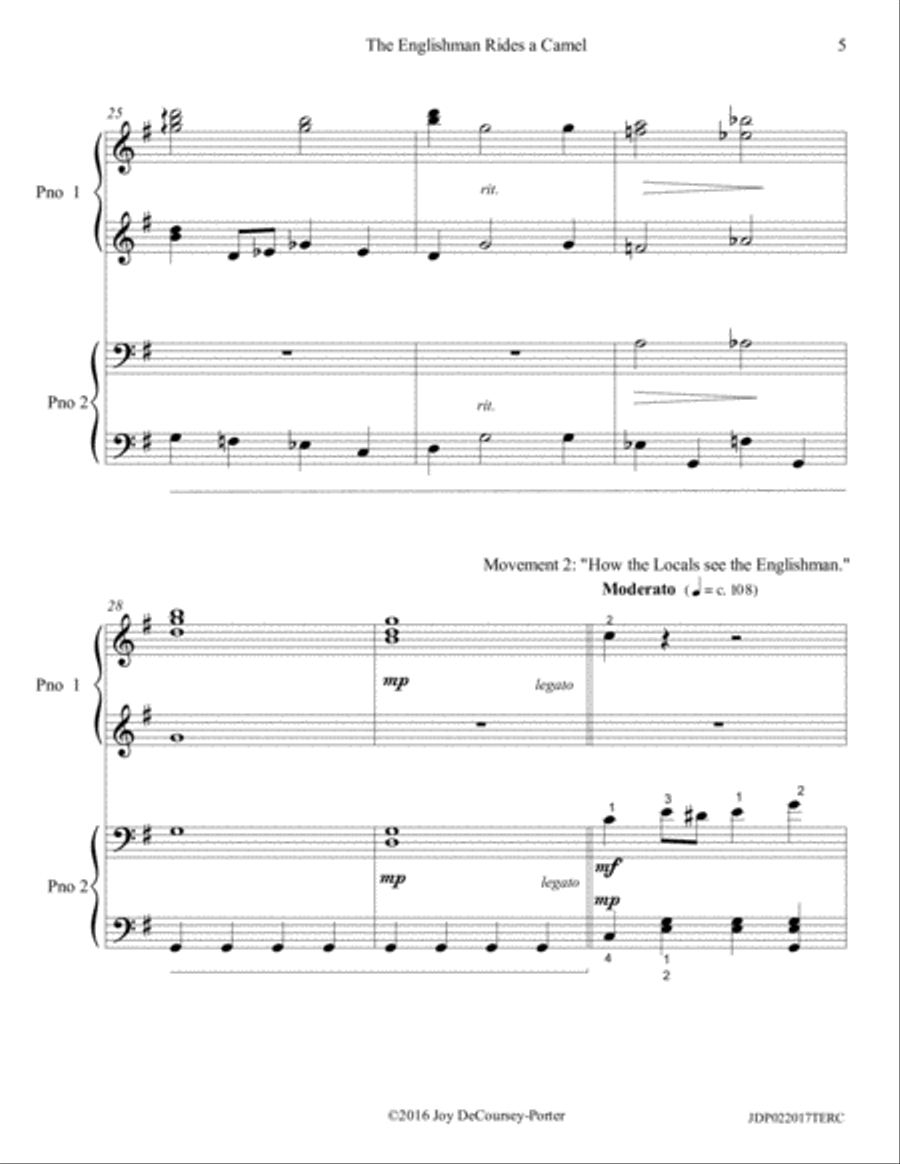 The Englishman Rides a Camel Piano Method scores gallery preview page 5