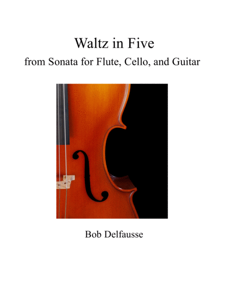 Waltz in Five, from Sonata for Flute, Cello, and Guitar image number null