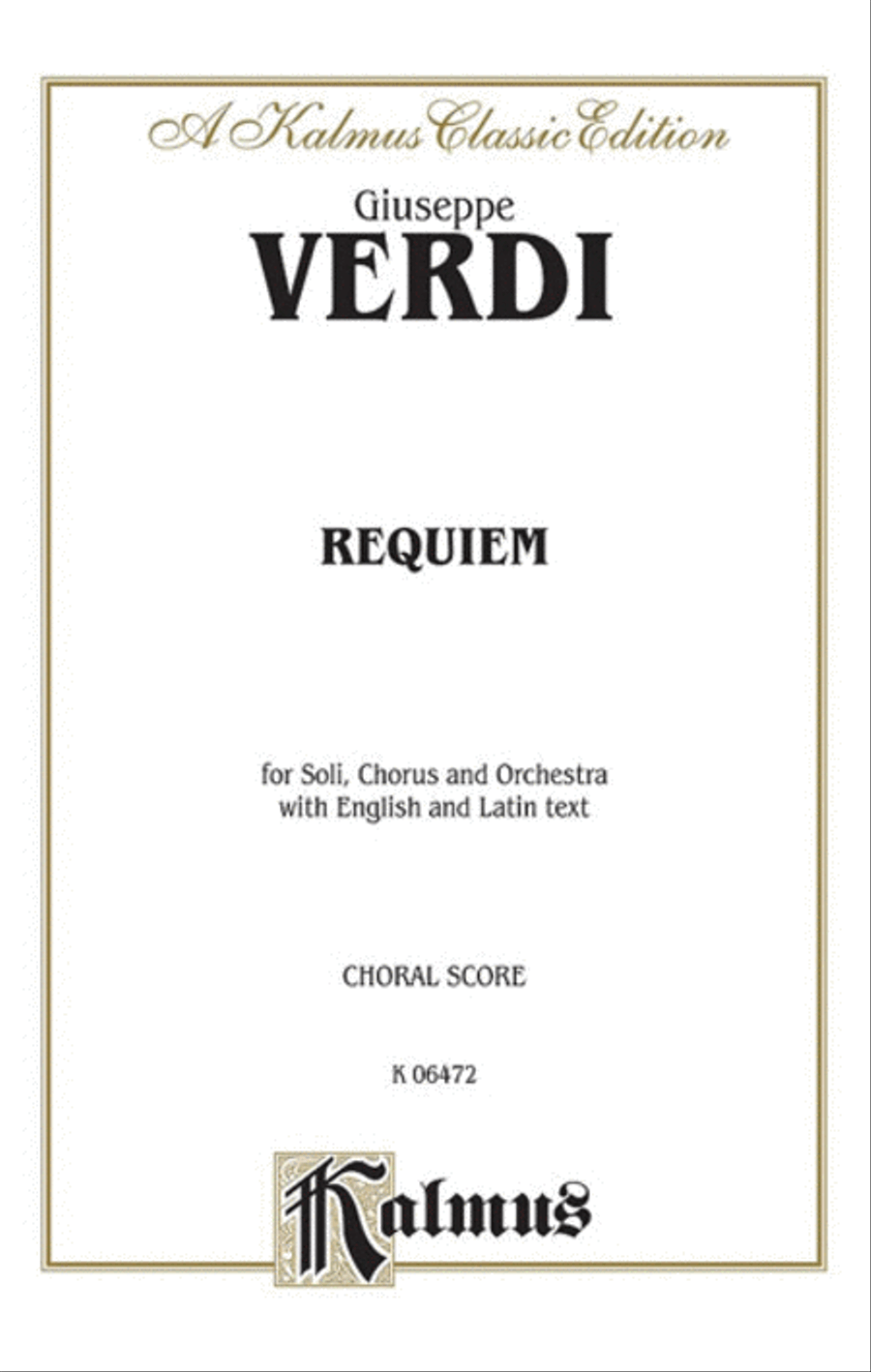 Requiem 4-Part scores gallery preview page 1