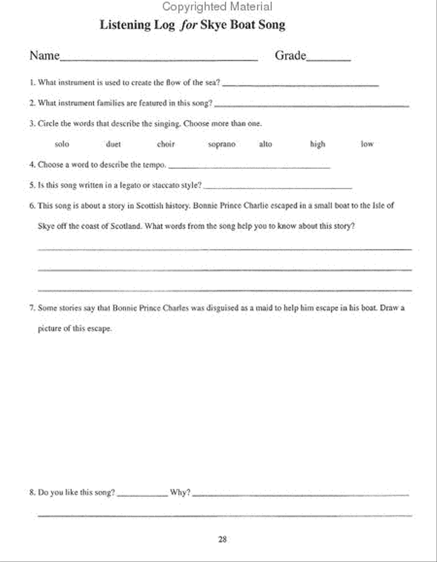 Sing With the Symphony, Volume 2 Unison Choir scores gallery preview page 15