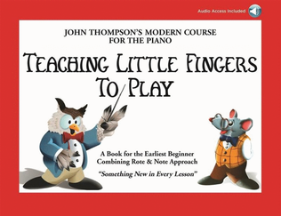 Book cover for Teaching Little Fingers To Play Book/Online Audio