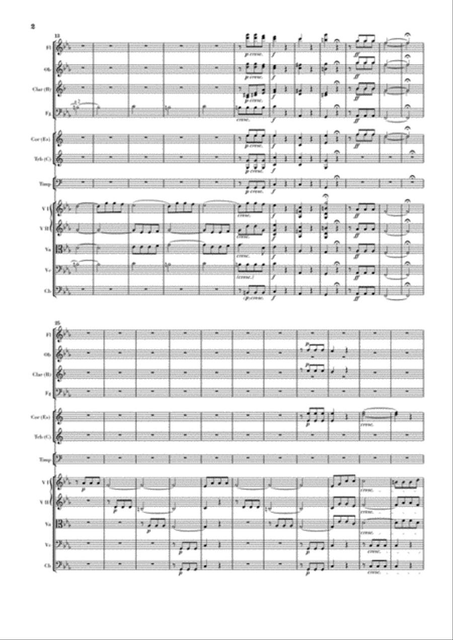 Symphony No. 5 in C minor, Op. 67 Orchestra scores gallery preview page 3