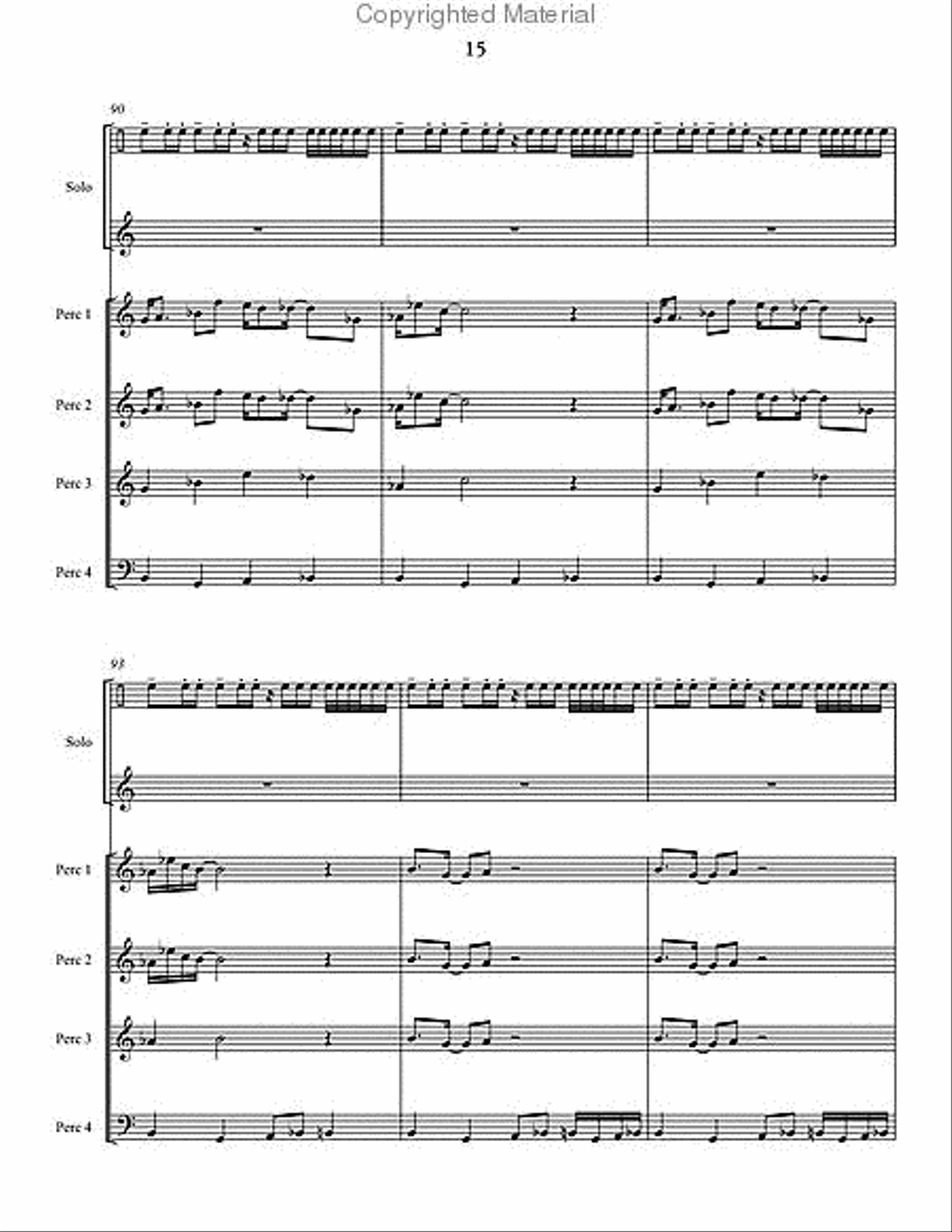 Shadows Shadows Percussion Ensemble scores gallery preview page 16