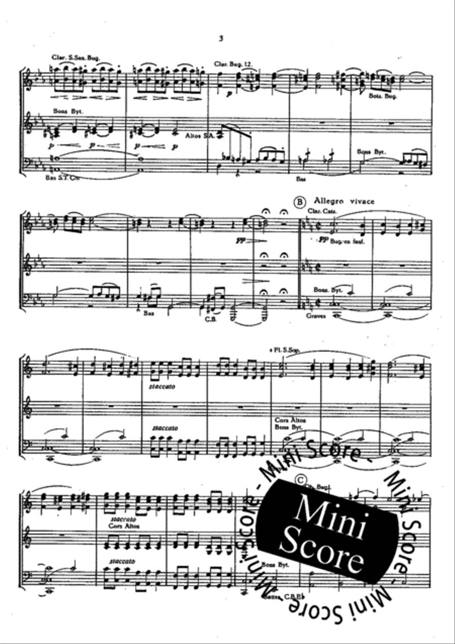 Overture en Ut Concert Band scores gallery preview page 6