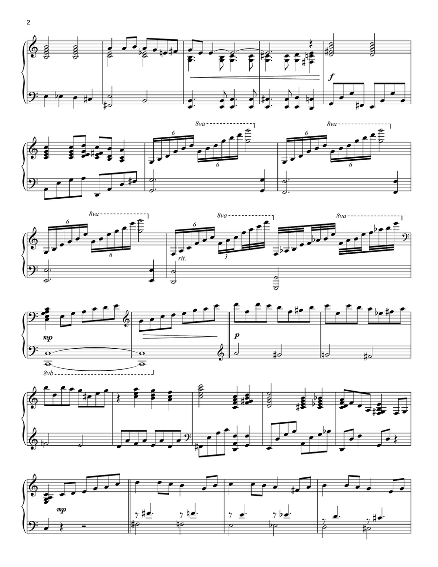 Someone To Watch Over Me Piano Solo scores gallery preview page 2