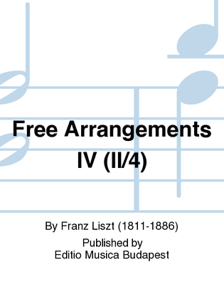 Book cover for Free Arrangements IV (II/4)