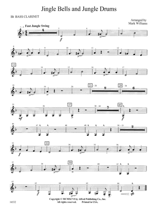 Jingle Bells and Jungle Drums: B-flat Bass Clarinet