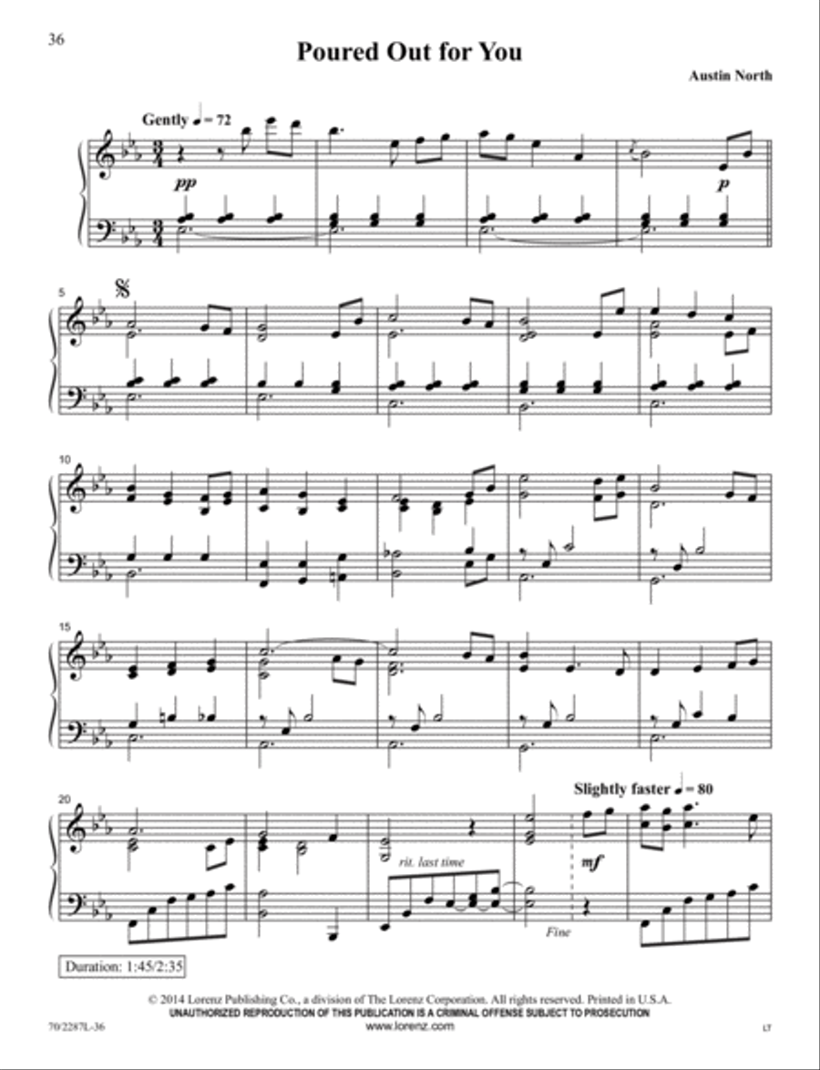 Glorious Morning! Piano Solo scores gallery preview page 14