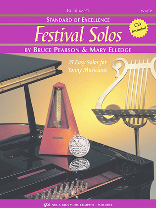 Book cover for Standard of Excellence: Festival Solos - Trumpet