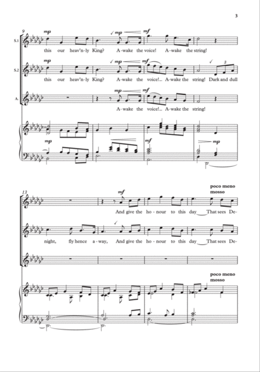 What sweeter music SSA scores gallery preview page 3