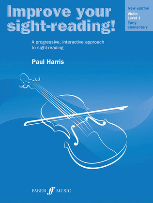 Book cover for Improve Your Sight-reading! Violin, Level 1