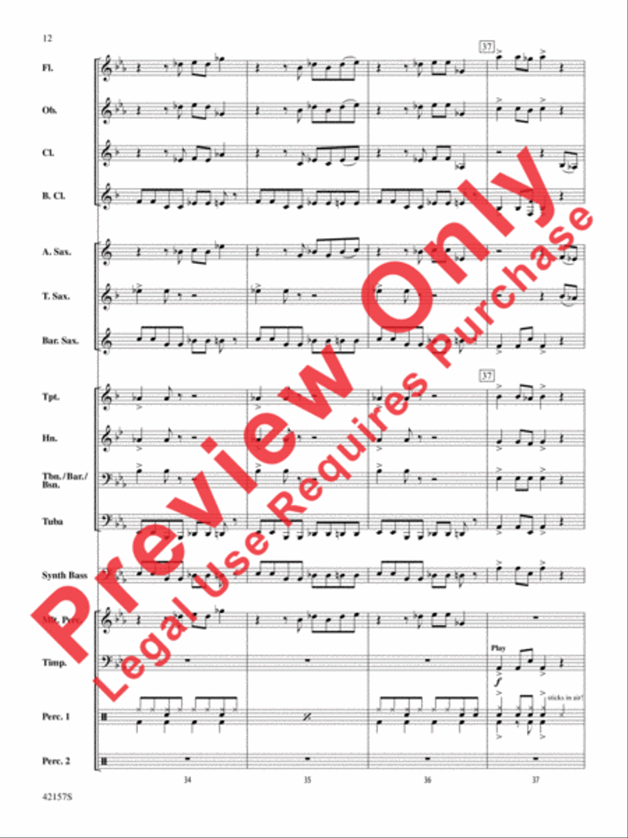 Funkytown Funkytown Concert Band scores gallery preview page 12