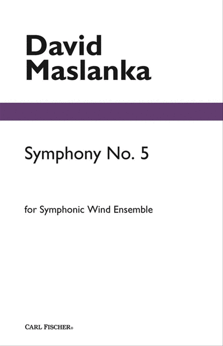Symphony No. 5 Concert Band scores gallery preview page 1