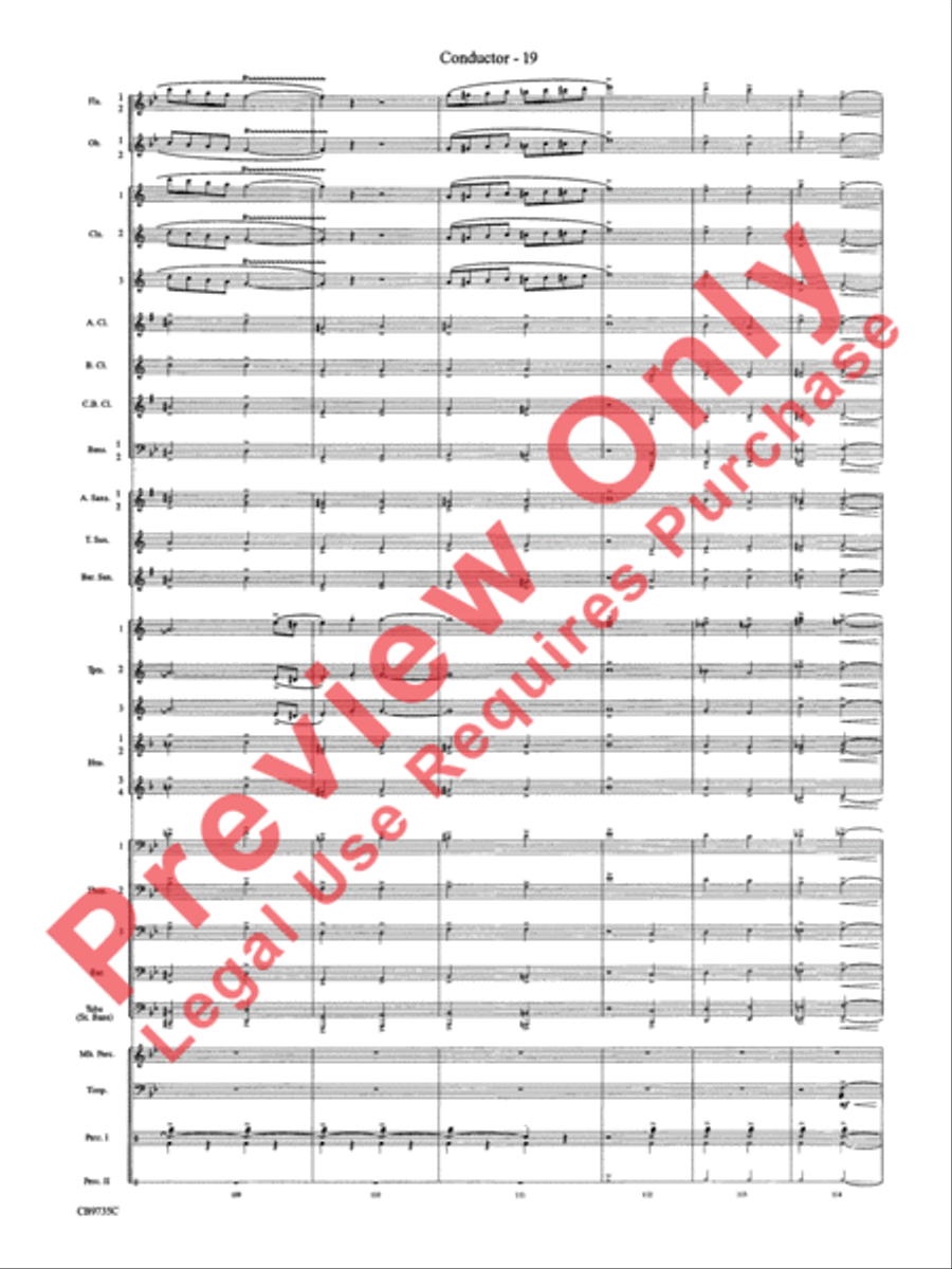 Strike Up the Band Concert Band scores gallery preview page 22