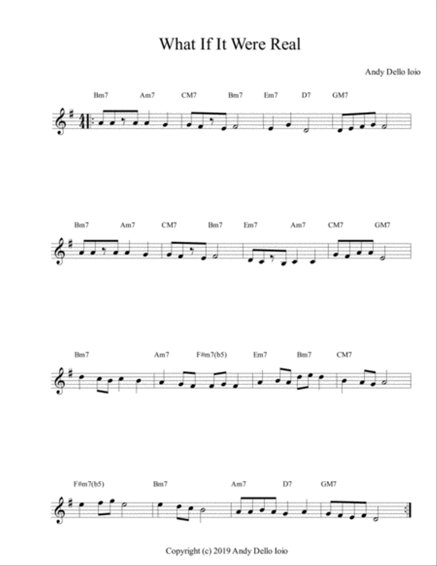 What If It Were Real Small Ensemble scores gallery preview page 1