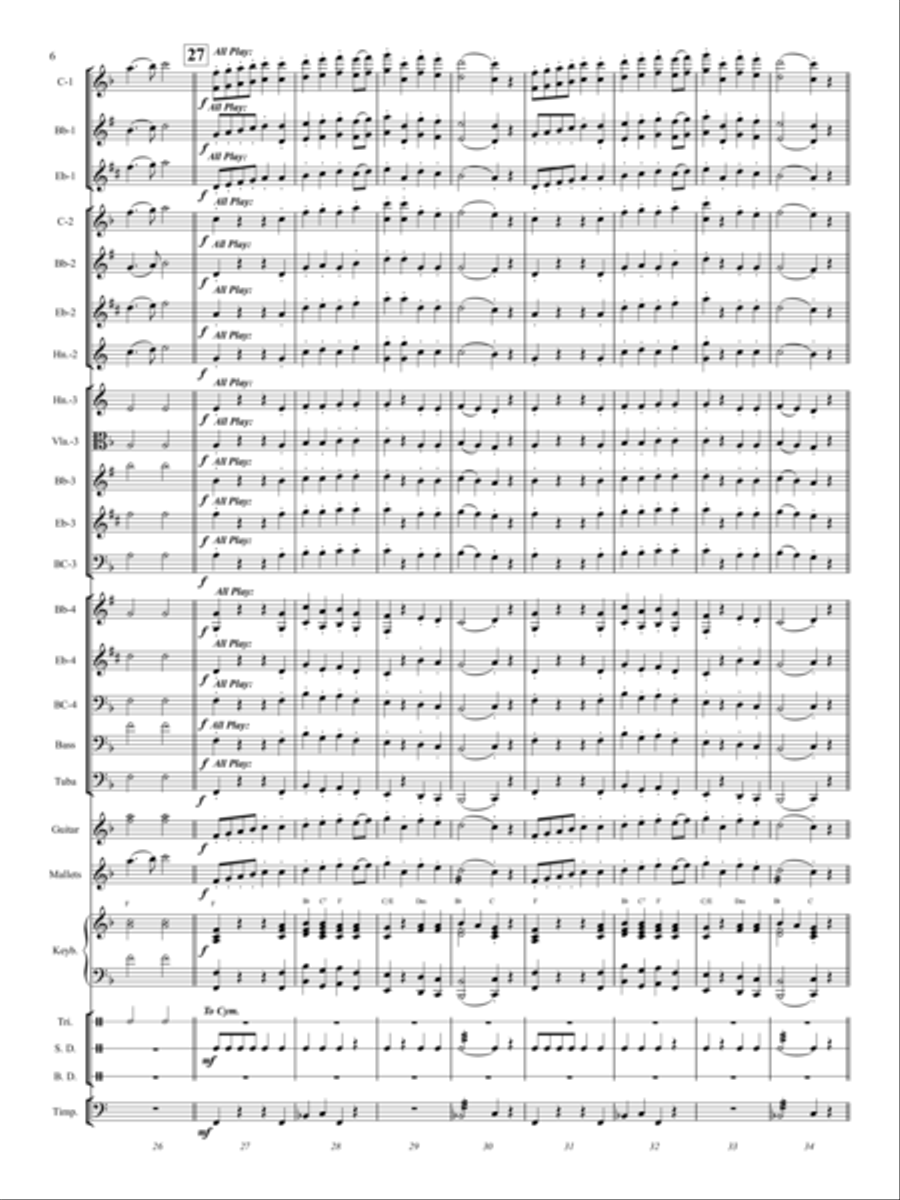 March March Concert Band scores gallery preview page 5