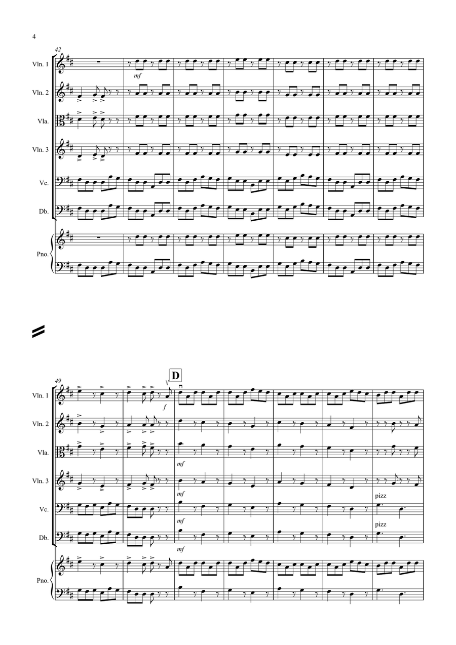 The Irish Washerwoman for String Orchestra String Orchestra scores gallery preview page 4