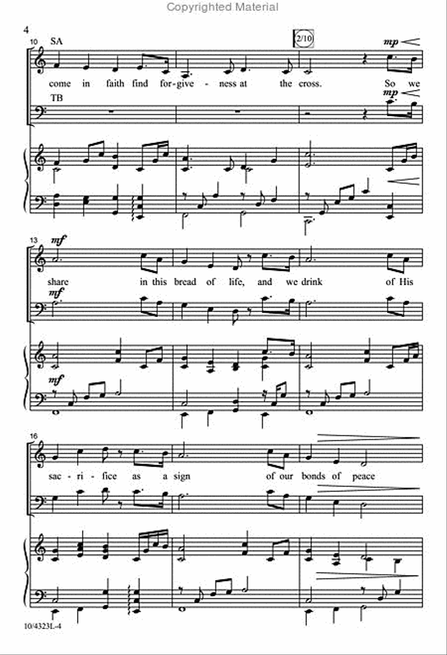 Behold the Lamb 4-Part scores gallery preview page 3