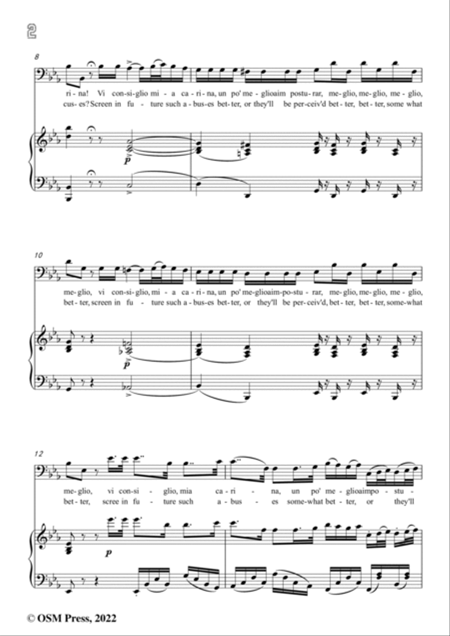 Rossini-A un dottor della mia sorte,from 'Il barbiere di Siviglia'(L'inutile precauzione) Voice scores gallery preview page 4