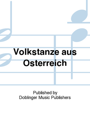 Book cover for Volkstanze aus Osterreich