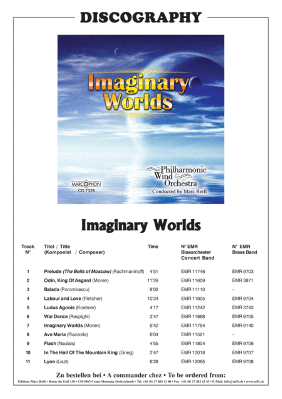 Imaginary Worlds Concert Band scores gallery preview page 3