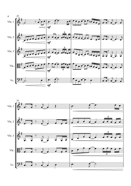 Tribute - for String Quartet image number null