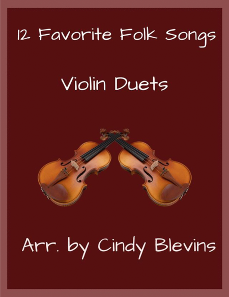 12 Favorite Folk Songs, Violin Duets image number null