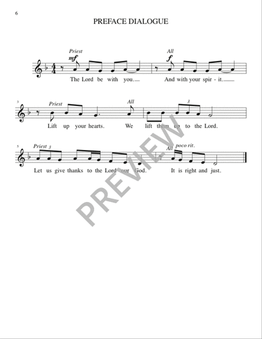 Mass of Christ, Light of the Nations - Presider edition Flute scores gallery preview page 8