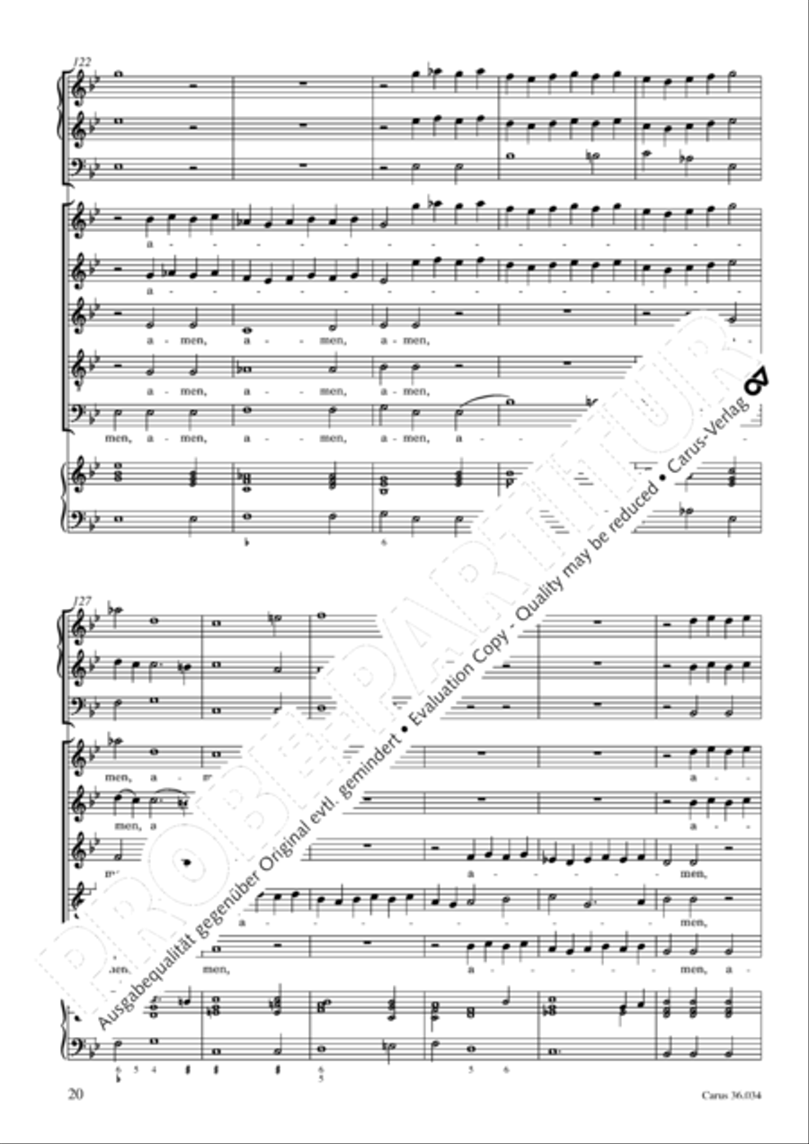 Thou Prince of peace, to thee we how (Du Friedefurst, Herr Jesu Christ) SSATB scores gallery preview page 21
